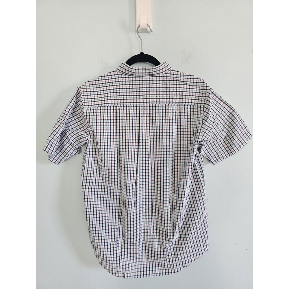 Brooks Brothers Fleece Pastel Gingham Plaid Preppy Designer Shirt XL - Picture 2 of 6